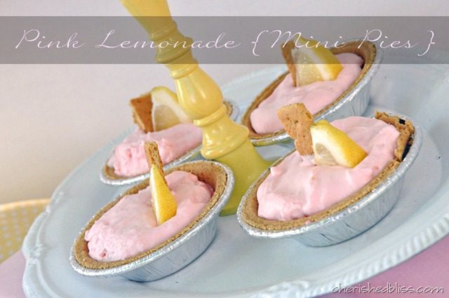 Mini Pink Lemonade Pies Recipe