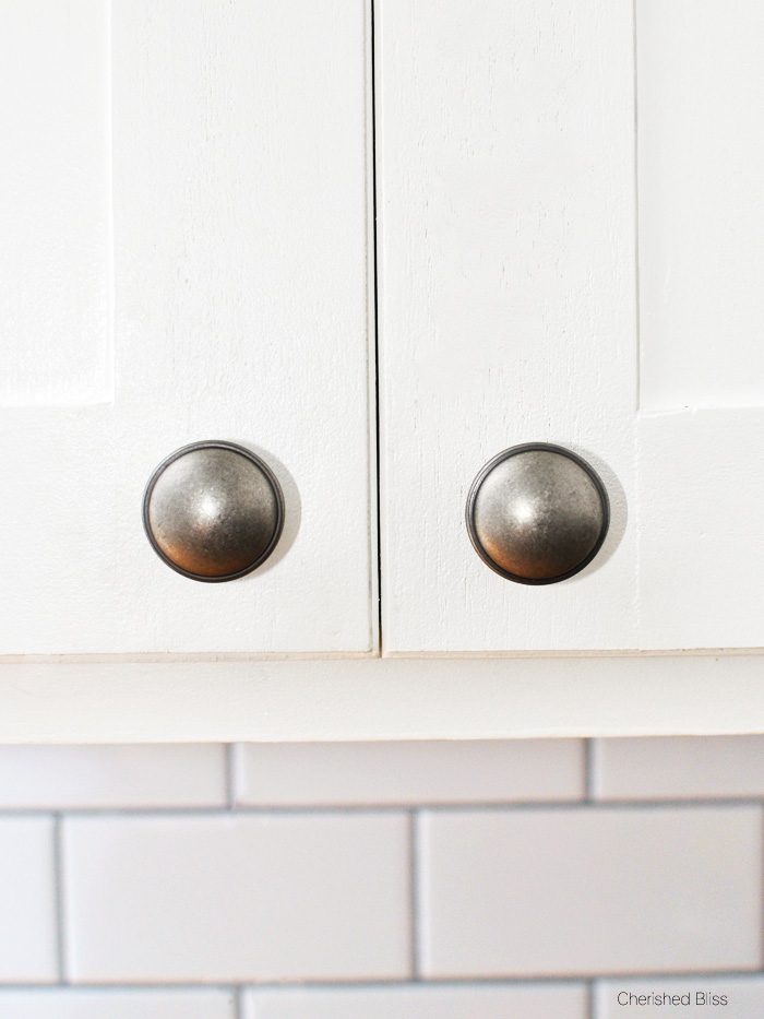 how to install cabinet hardware and get it straight - cherished bliss