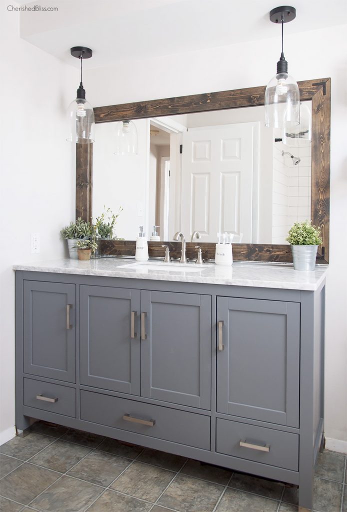 How to Organize a Bathroom Vanity in 6 Quick Steps - Bless'er House