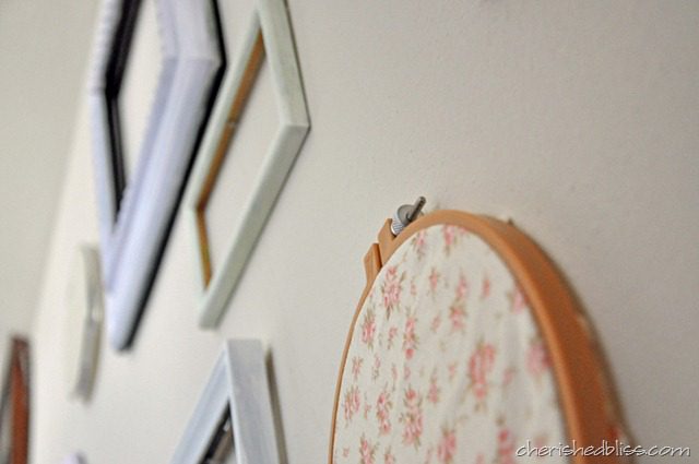 Cherished Bliss - Embroidery hoop gallery wall