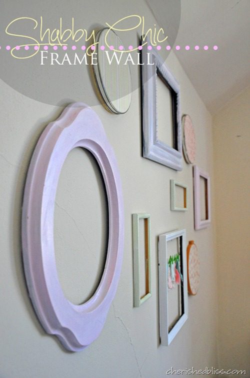 Cherished Bliss Shabby Chic - {Frame Wall}