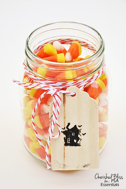 Cherished Bliss: Candy Filled Mason Jars #masonjars #Halloween