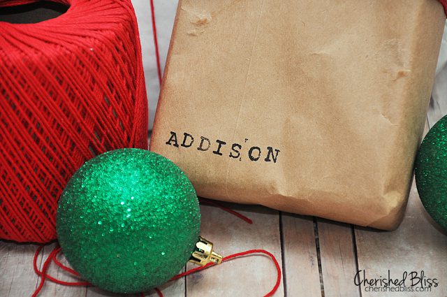 Gift Wrapping Ideas - a series by cherishedbliss.com {Yarn Wrapped Presents}