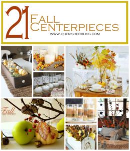 21 Fall Centerpiece Ideas to get you inspired for the season! via cherishedbliss.com