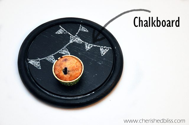 Create your very own Chalkboard Painted Cloche! Tutorial via cherishedbliss.com #FolkArtMulti #HandmadeCharlotte #ad
