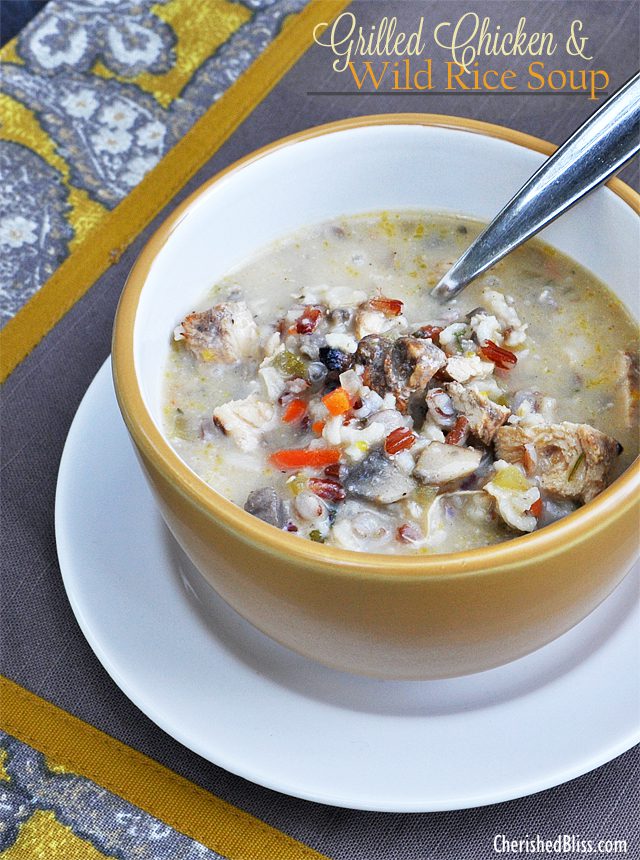 Perfect Fall Soup Recipe Roundup Grilled Chicken and Wild Rice Soup