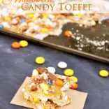 Halloween Toffee Recipe for your Halloween celebrations via cherishedbliss.com #SpookyCelebration #shop