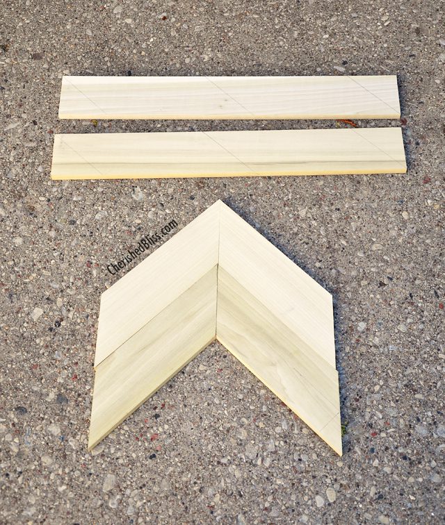 DIY Wooden Arrow Tutorial // via cherishedbliss.com