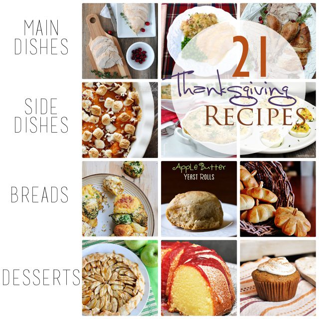 21 Thanksgiving Recipe Ideas