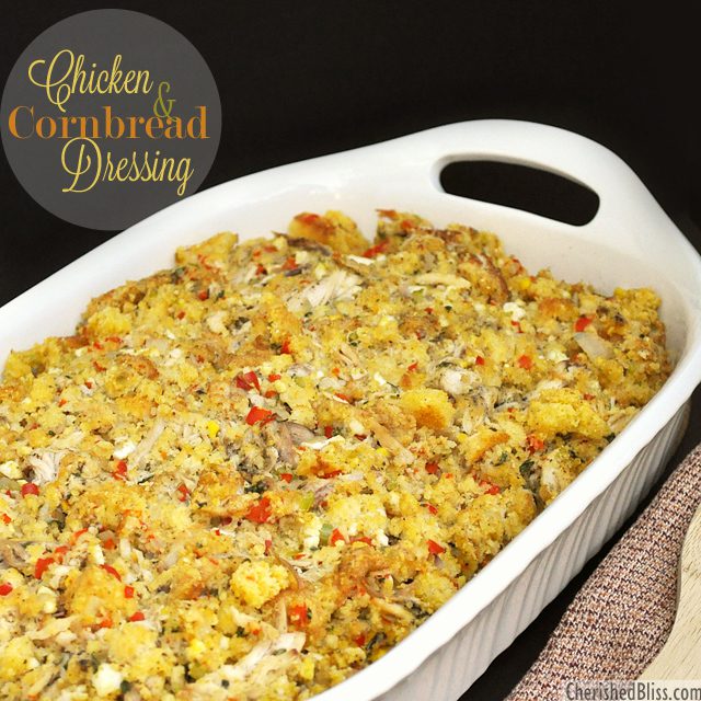Chicken and Cornbread Dressing recipe. A must have for this Thanksgiving