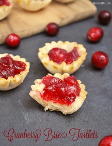 Cranberry Brie Tartlets
