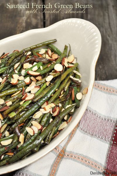 A great recipe for Sauteed French Green Beans with Toasted Almonds