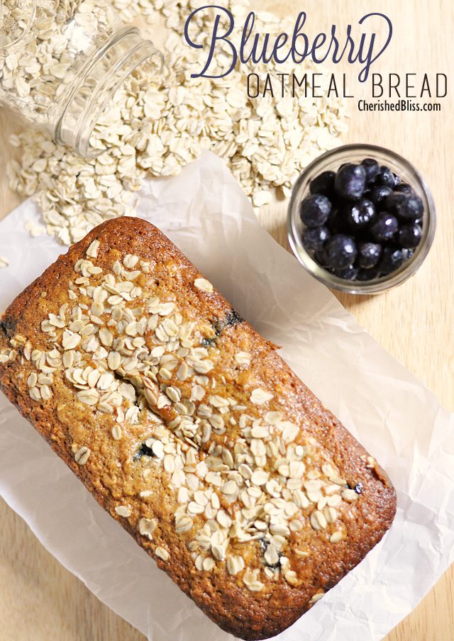 A delicious Blueberry Oatmeal Bread Recipe