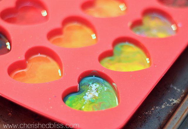 How to Make Heart Shaped Crayons. Perfect for Valentines Day! 