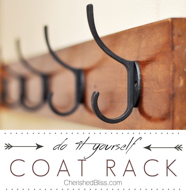 DIY Coat Rack Tutorial