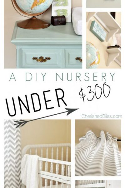 A DIY Nursery on a budget! This room was under $300 in expenses!!!