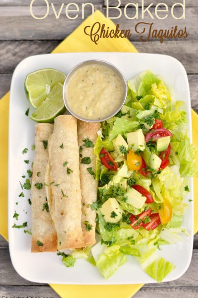 When I put Oven Baked Chicken Taquitos on the menu all my kiddos get so excited. I have been making these taquitos for a few years and they are always a crowd pleaser.