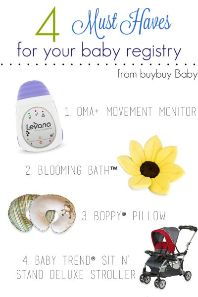 4 Baby Registry Must Haves #ad