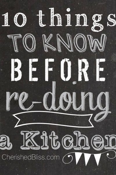10 things to know before redoing a kitchen