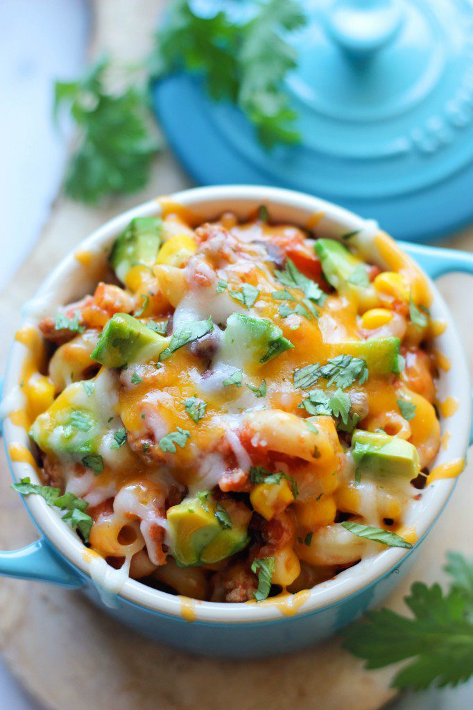 One pot mexican skillet pasta