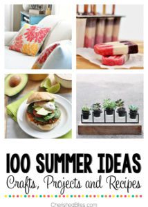 Over 100 Summer Ideas! Projects, Crafts, Recipes and MORE!