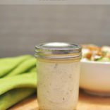 If you are watching those waist lines, then this Healthy Ranch Dressing is a wonderful option with all the right ingredients.