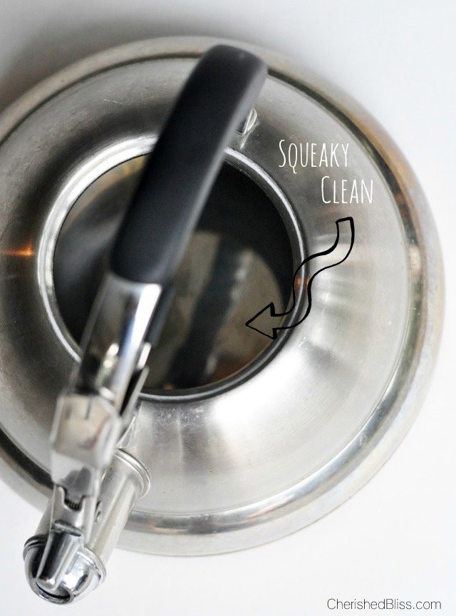 How to clean a tea kettle with an easy, safe, and all natural solution!