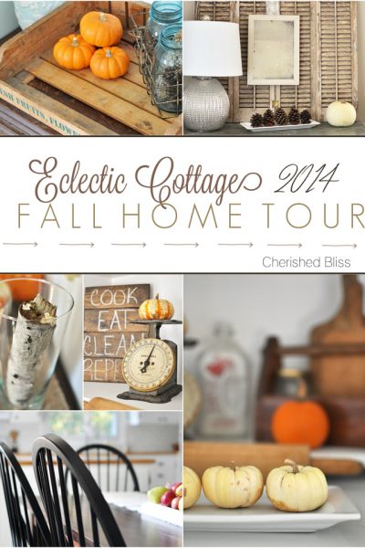 Cherished Bliss | 2014 Eclectic Cottage Fall Home Tour