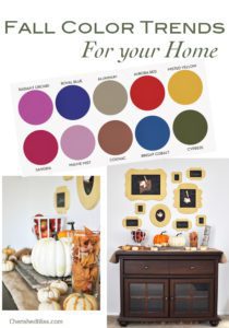 Fall Color Trends for your home
