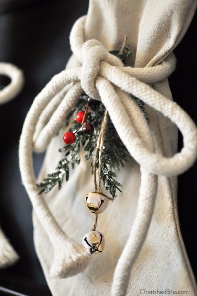 With this tutorial you can easily make your very own Drop Cloth Stockings for a budget friendly option! What a great addition to your Christmas Decor