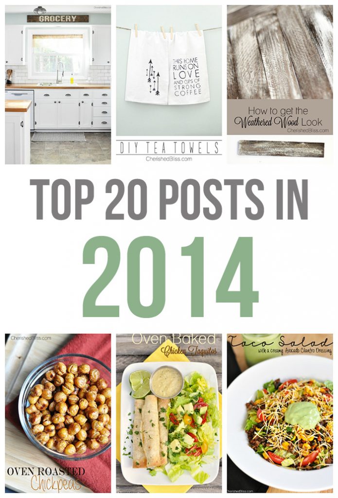 top 20 posts in 2014 from Cherished Bliss
