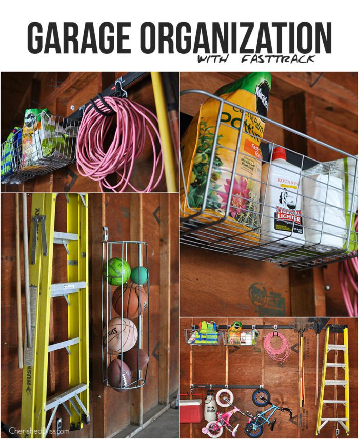 Get your Garage Organized with the Rubbermaid FastTrack System #ad #organization