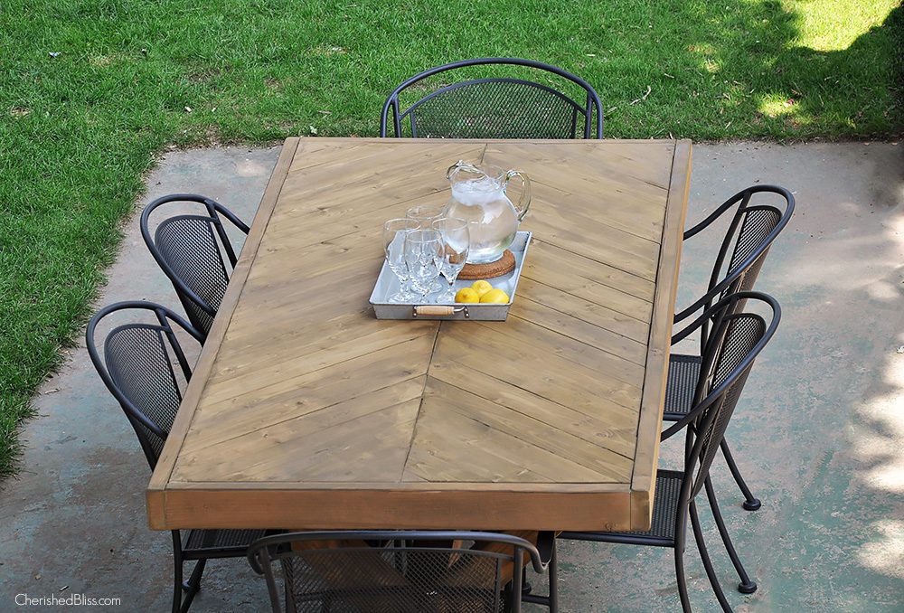 Diy Outdoor Table Free Plans, Diy Wood Table Top Cover