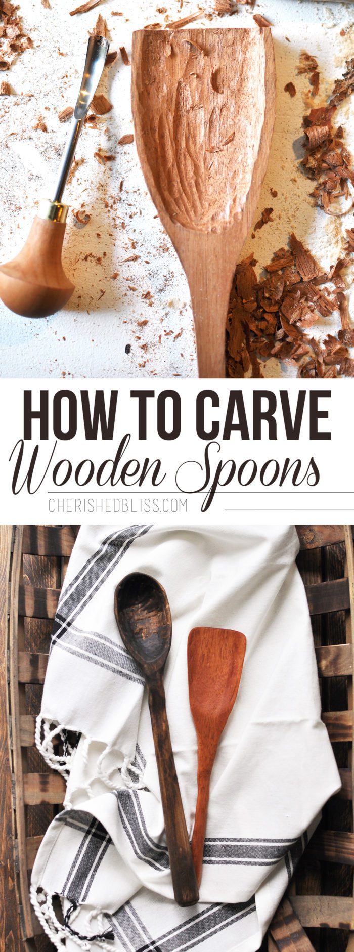 Create a meaningful and memorable gift for your loved ones with this easy to follow tutorial on how to Carve Wooden Spoons!