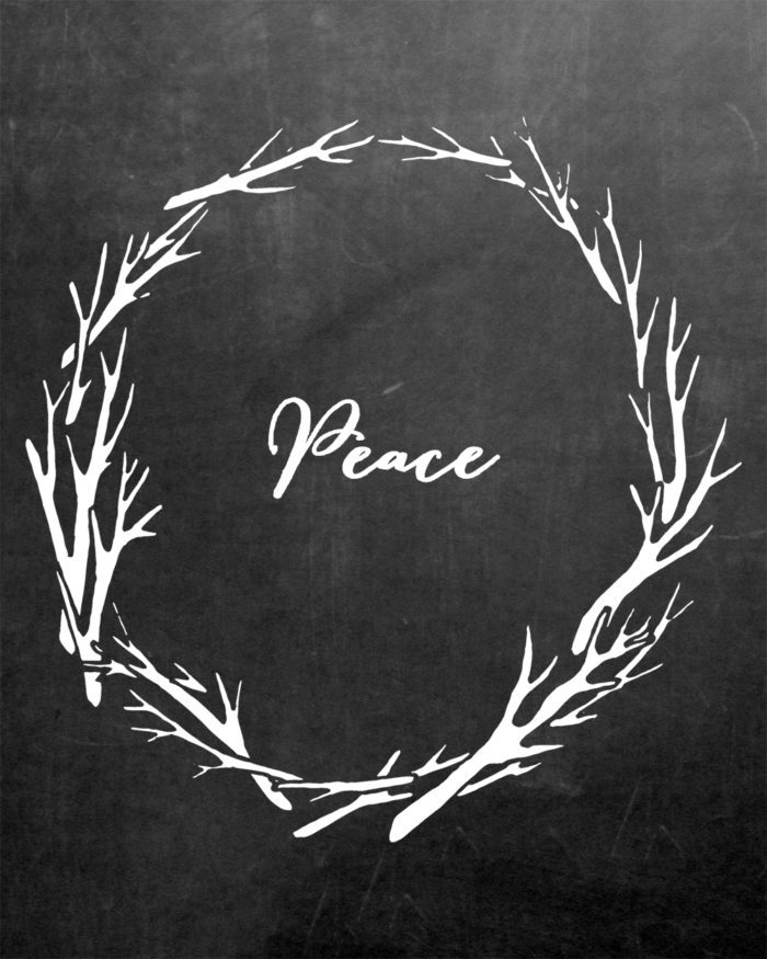 Enjoy these Free Christmas Chalkboard Printables. Perfect for any decor! 