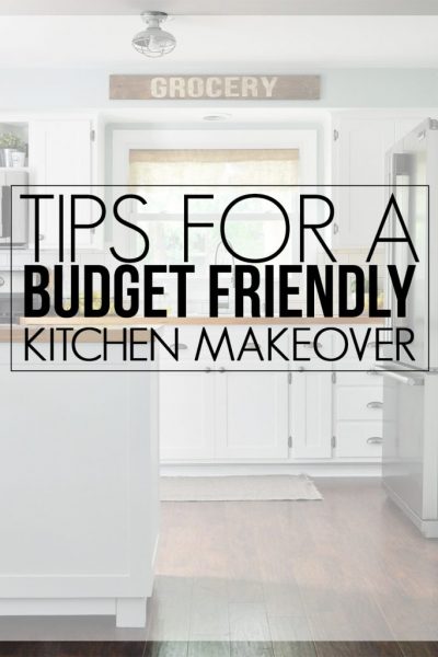 Kitchens can be an expensive. With these tips for a budget friendly kitchen makeover you will be straight on your way to the kitchen of your dreams