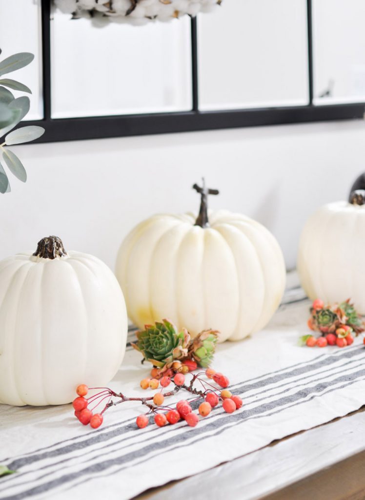 Create a beautiful space with these simple tips on creating a Welcoming Fall Entryway that can double as storage without sacrificing style! 
