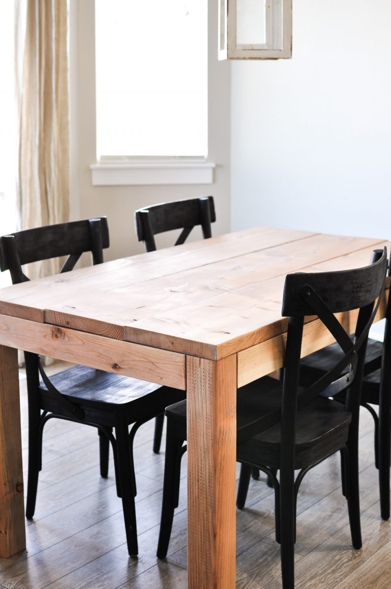 25 Diy Dining Tables Bob Vila, Simple Dining Room Table