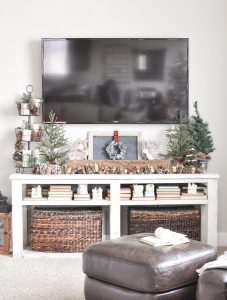 Take a tour of this beautiful, neutral Christmas Living Room.