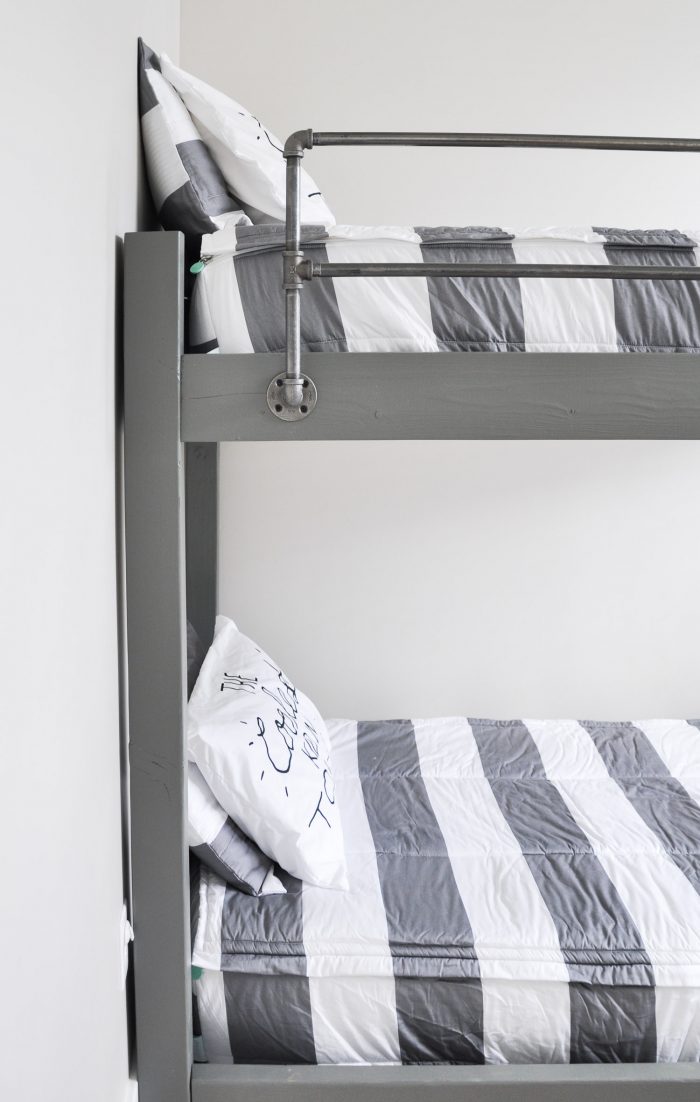 Diy Industrial Bunk Bed Free Plans, Wooden Bunk Bed Connectors