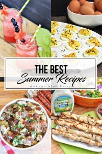 Have a fun filled friends or family cookout planned? Here is a list of the BEST Summer Recipes for a cookout that are sure to leave you and everyone around you drooling!