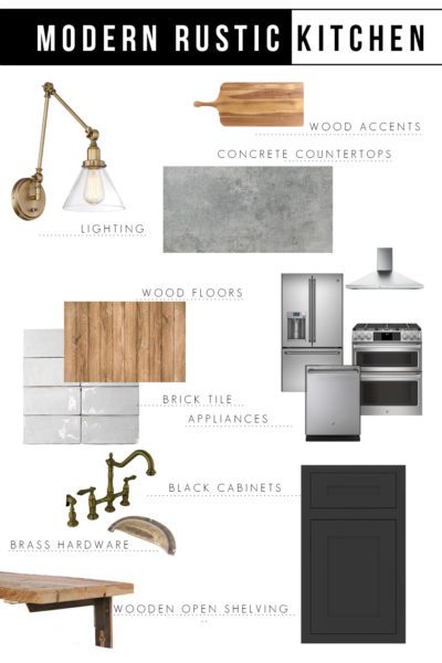 Come take a look at this Modern Rustic Kitchen Design Inspiration and a few tips on starting the design process of a kitchen renovation.