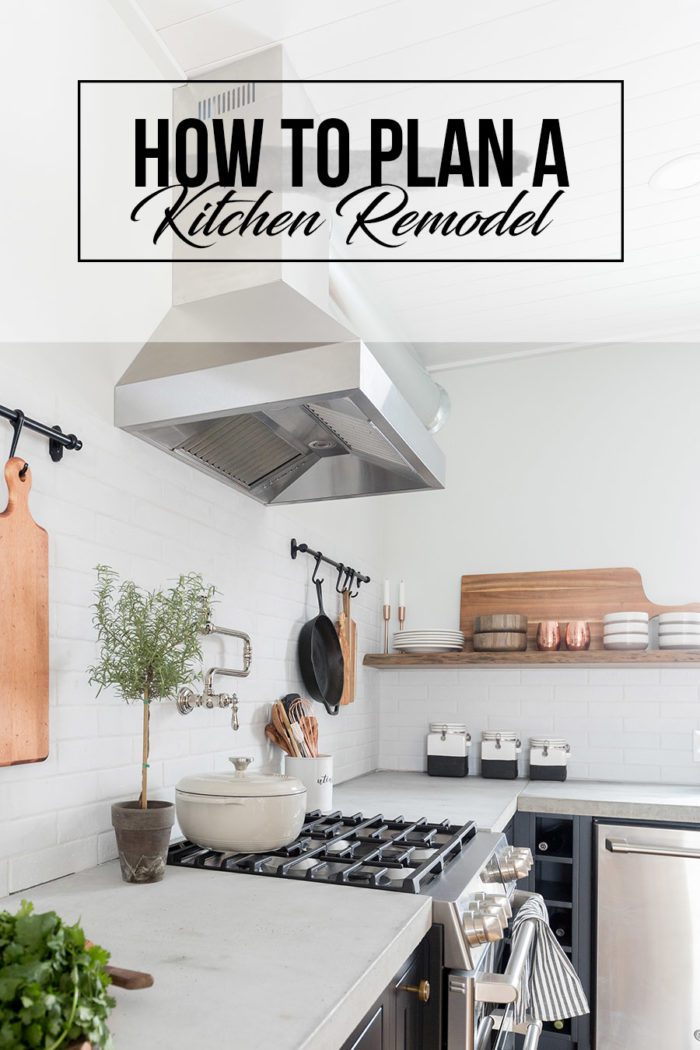 how to plan a kitchen remodeling project