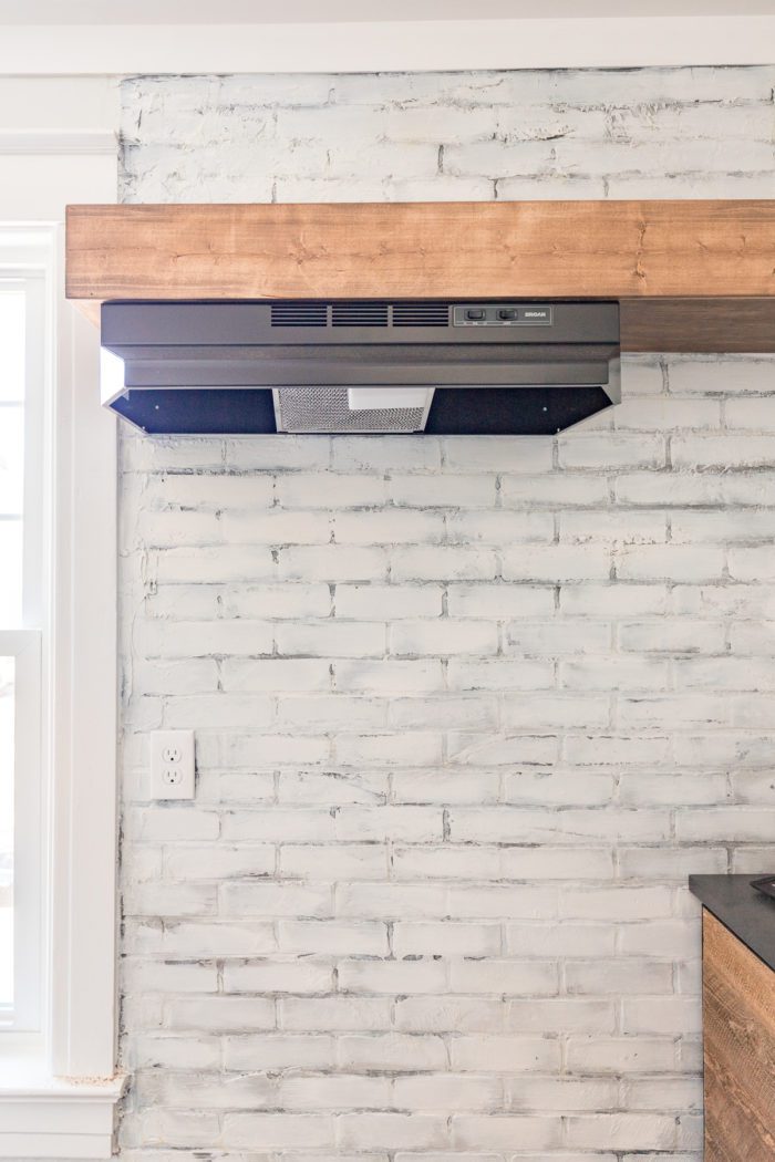 Install Vent Hood In Open Shelving, Install Range Hood Without Cabinet