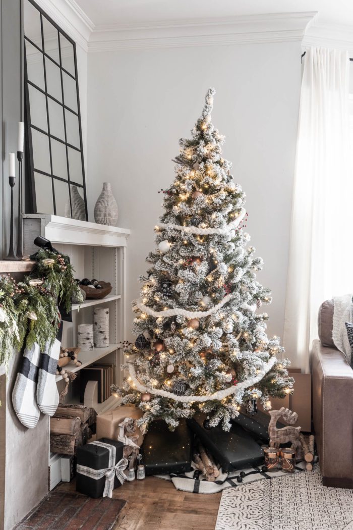 Cozy Modern Rustic Christmas Tree Cherished Bliss