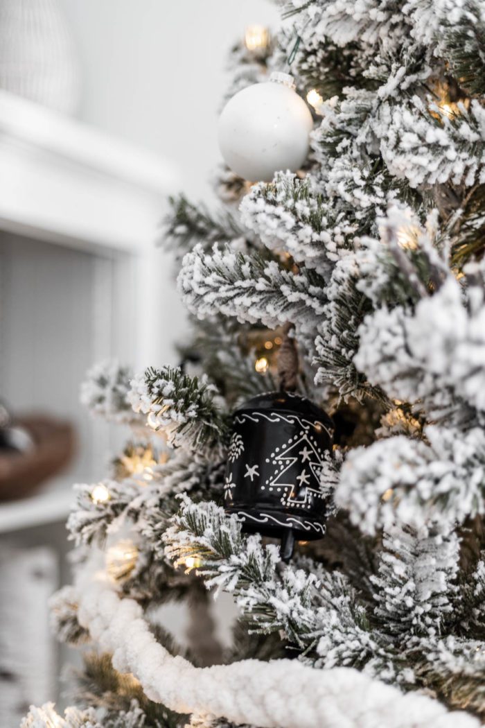 Black and White Christmas Ornaments 