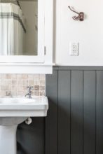Boys Bathroom Makeover in a Historic Home