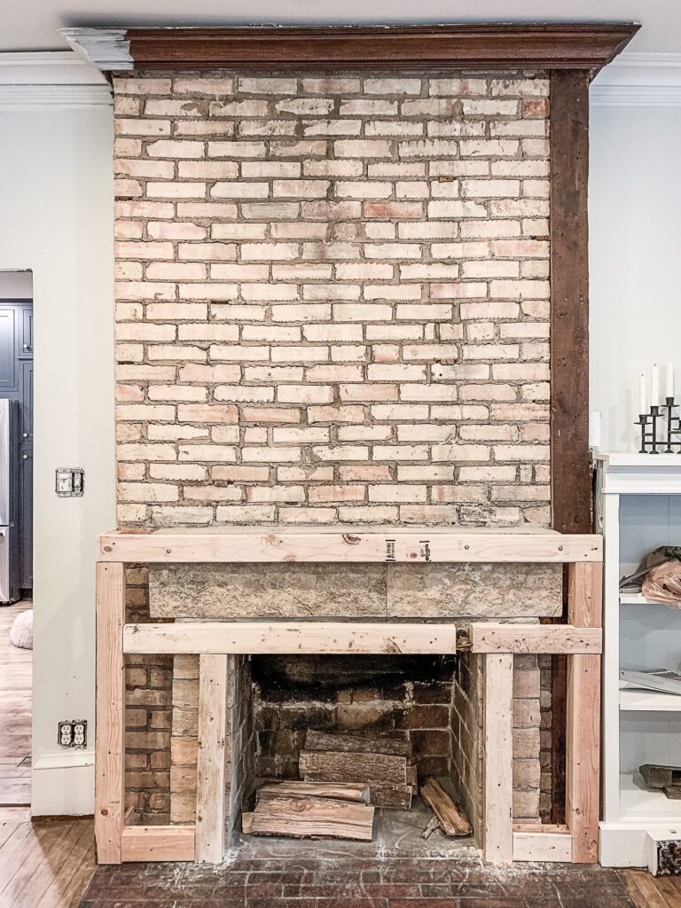 DIY Concrete Fireplace Makeover Before & After - Cherished Bliss