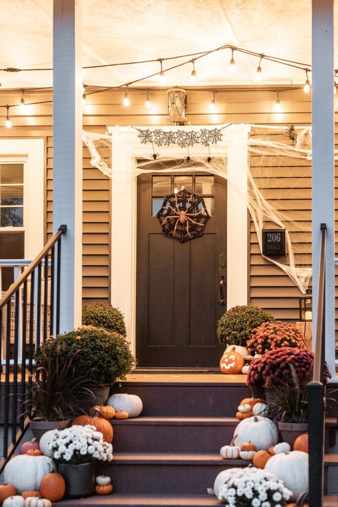 Halloween Front Porch Decor Ideas | Fun & Festive - Cherished Bliss