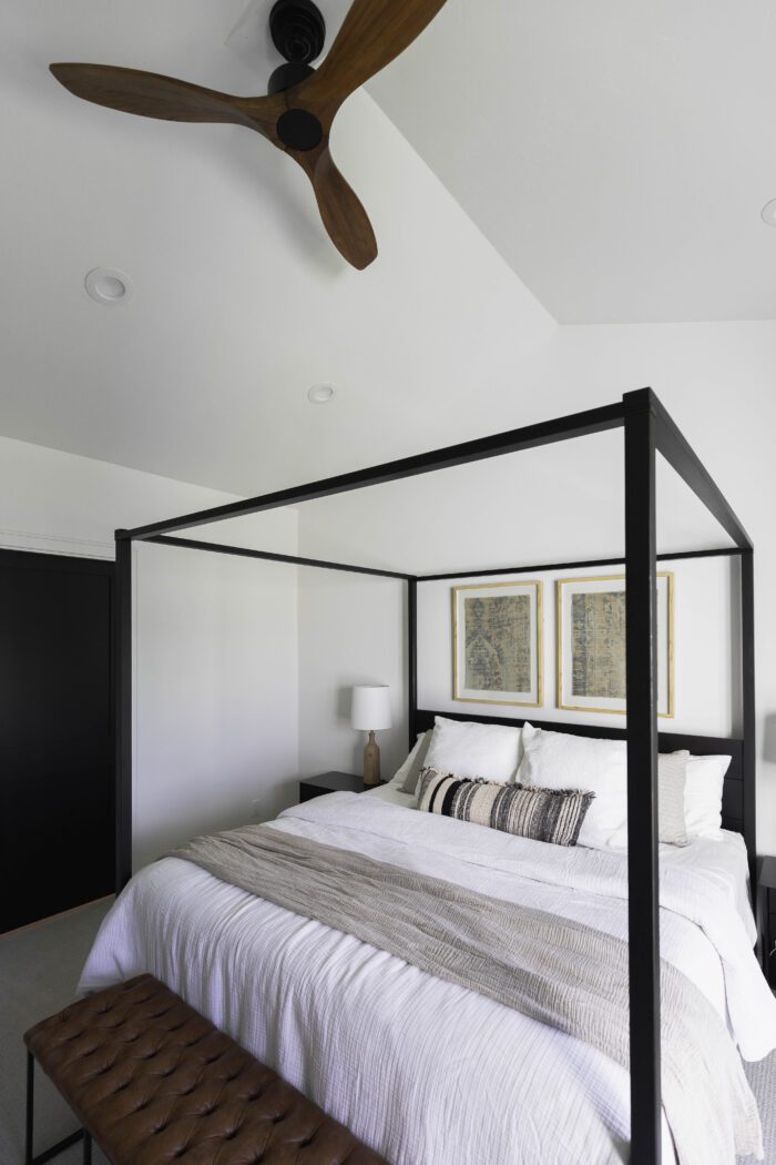 Stylish (no light) Ceiling Fan in the Master Bedroom